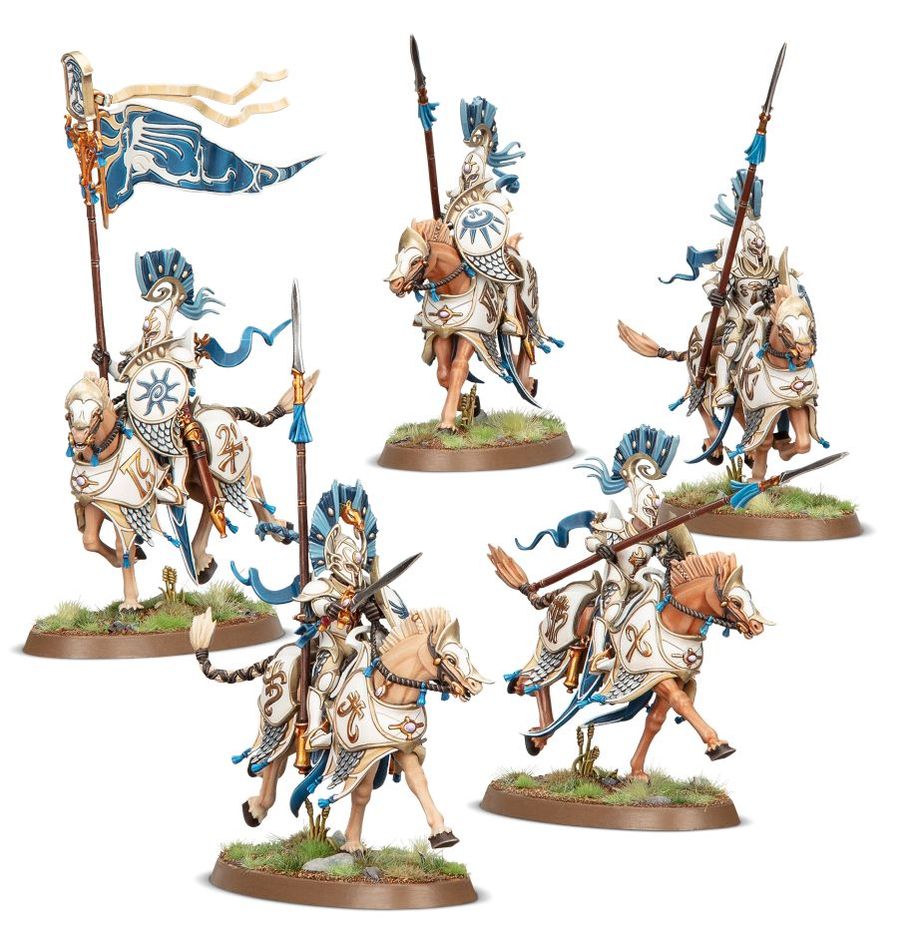 Age of Sigmar Lumineth Realm Lords: Vanari Dawnriders Miniatures Games Workshop   