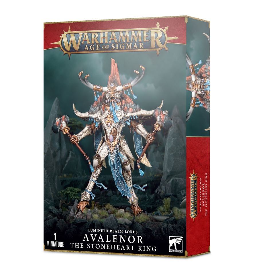 Age of Sigmar Lumineth Realm Lords: Avalenor, the Stoneheart King Miniatures Games Workshop   