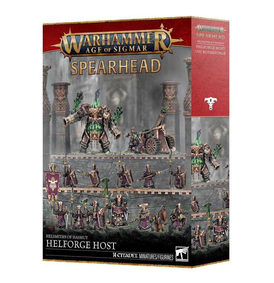 Warhammer Age of Sigmar: Spearhead: Helsmiths of Hashut – Helforge Host Miniatures Games Workshop WHAoS Helforge Host