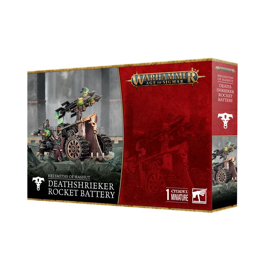 Age of Sigmar: Helsmiths of Hashut : Deathshrieker Rocket Battery / Tormentor Bombard Miniatures Games Workshop