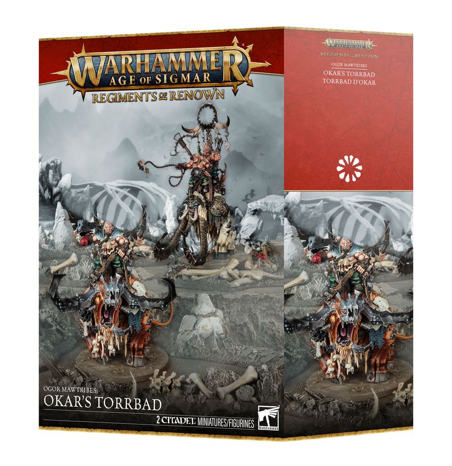 Age of Sigmar: Ogor Mawtribes Regiment of Renown: Okar's Torrbad Miniatures Games Workshop AoS OMT RoR Okar's Torrbad