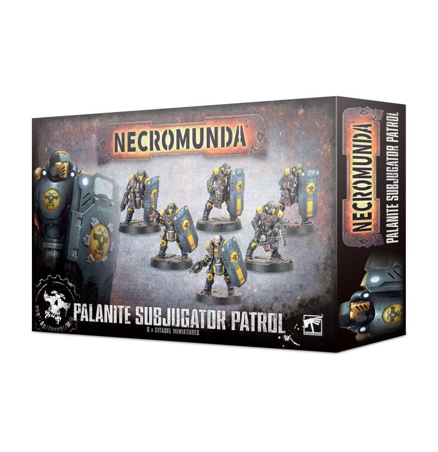 Warhammer Necromunda: Palanite Subjugator Patrol Miniatures Games Workshop WHNEC Palanite Subjugator Patrol