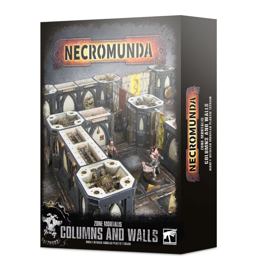 Warhammer Necromunda Zone Mortalis Columns and Walls Miniatures Games Workshop WHNEC Zone Mortalis Columns and Walls