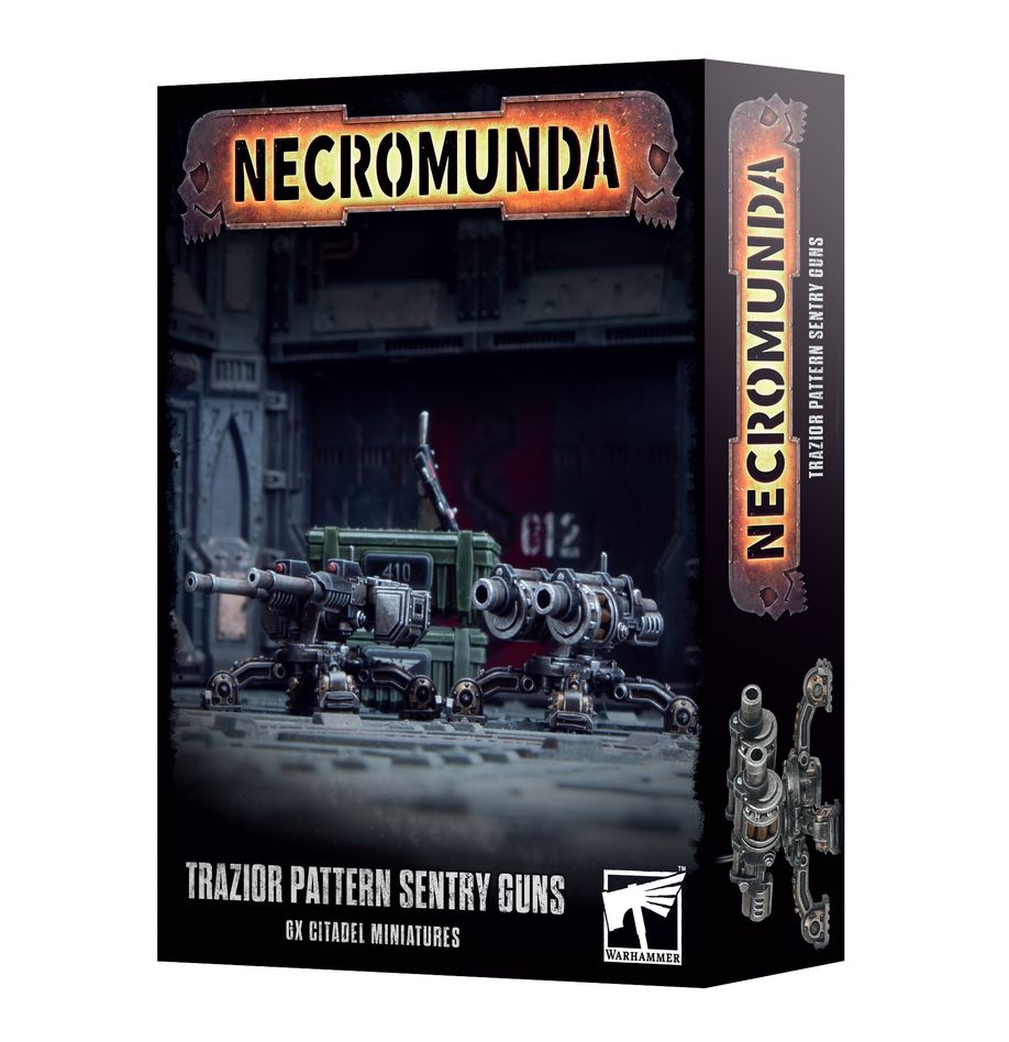 Necromunda Traizor Pattern Sentry Guns Miniatures Games Workshop   