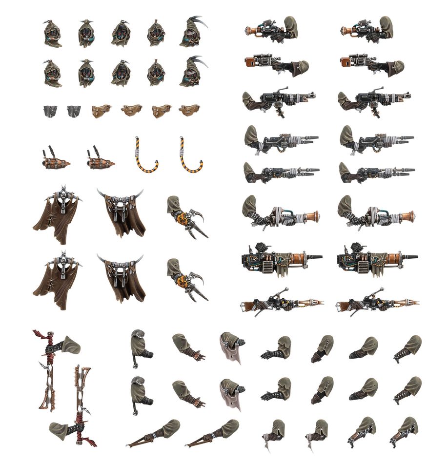 Necromunda Ash Waste Nomads: Weapons & Upgrades Miniatures Games Workshop
