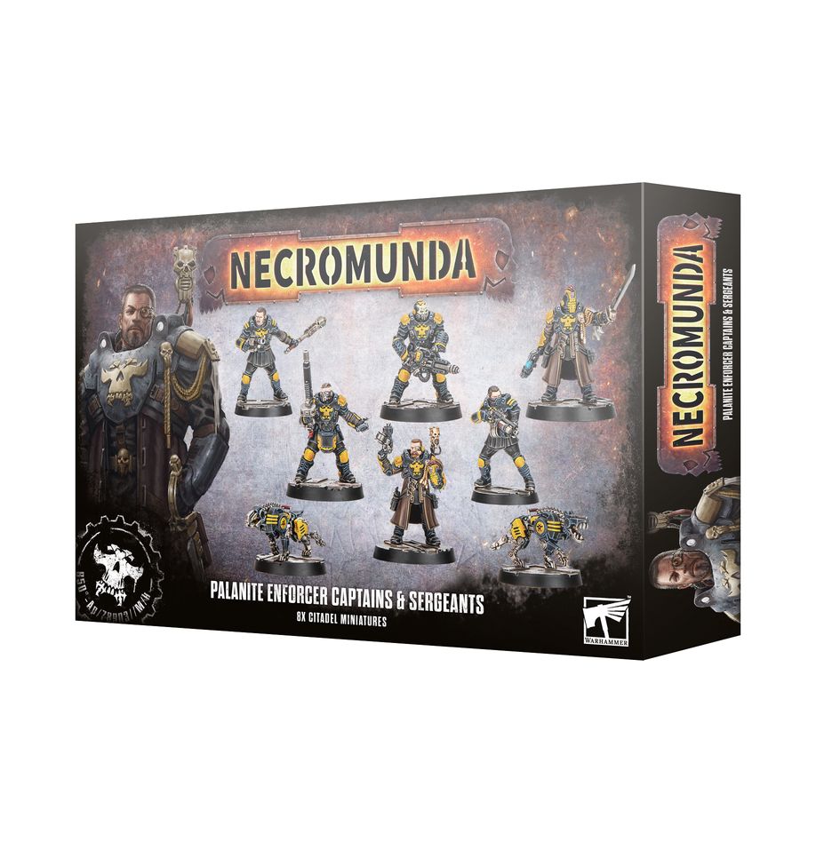 Necromunda: Palanite Enforcer Captains & Sergeants Miniatures Games Workshop