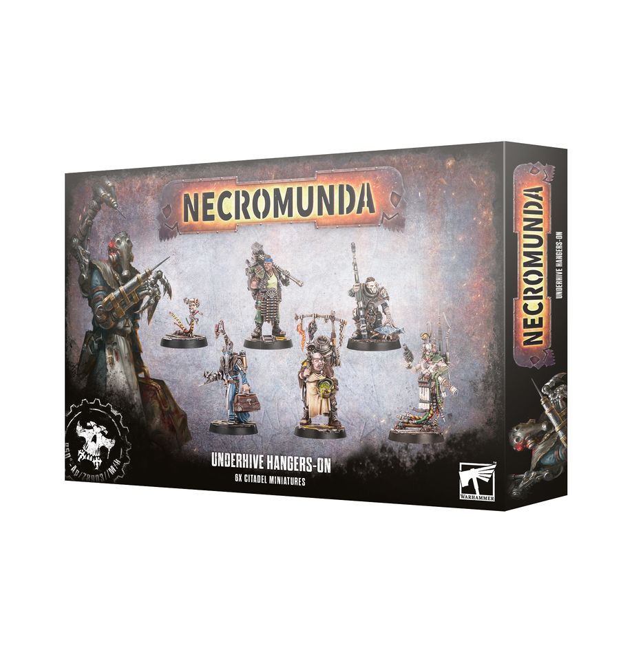 Necromunda Underhive Hangers-on Miniatures Games Workshop WHNEC: Underhive Hangers-on