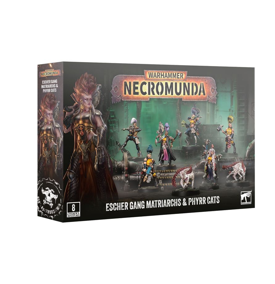 Warhammer Necromunda: Escher Matriarchs & Phyrr Cats Miniatures Games Workshop WARHNEC ESC MATRI PHYR