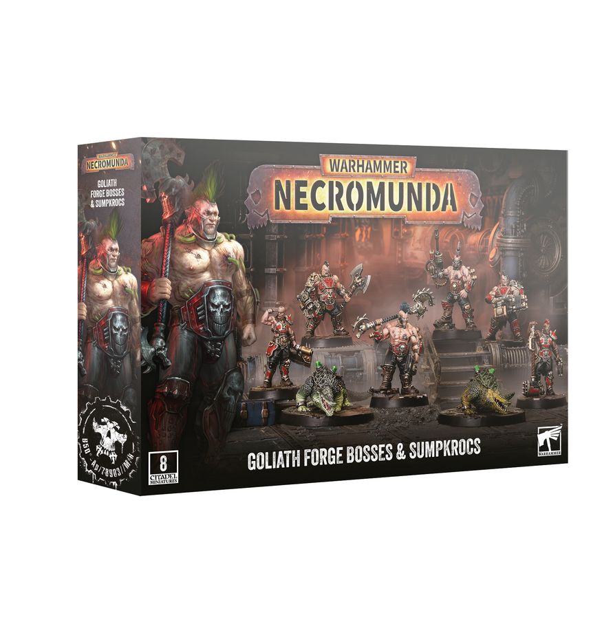 Warhammer Necromunda: Goliath Forge Bosses & Sumpkrocs Miniatures Games Workshop WARHNEC GOL BOSSES