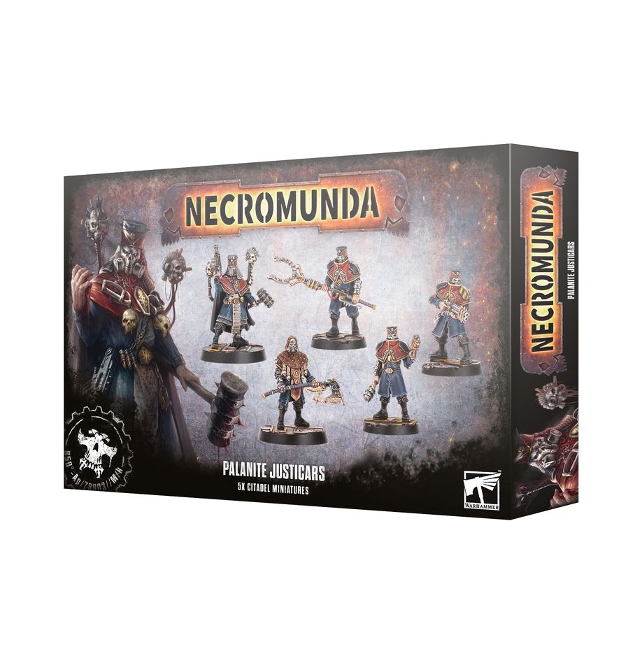Necromunda Palanite Justicars Miniatures Games Workshop WHNEC: Pal Justicars