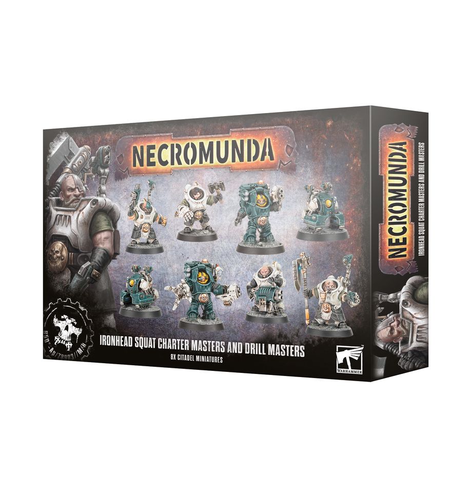 Necromunda Ironhead Squat Charter Masters and Drill Masters Miniatures Games Workshop WHNEC: Ironhead Squat C&D