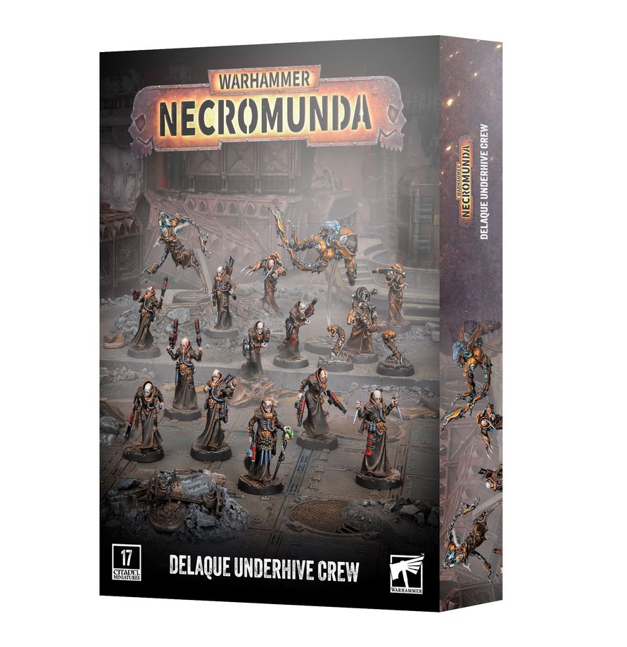 Necromunda Skirmish: Delaque Underhive Crew Miniatures Games Workshop WHNEC: Skirmish: Delaque Underhive Crew