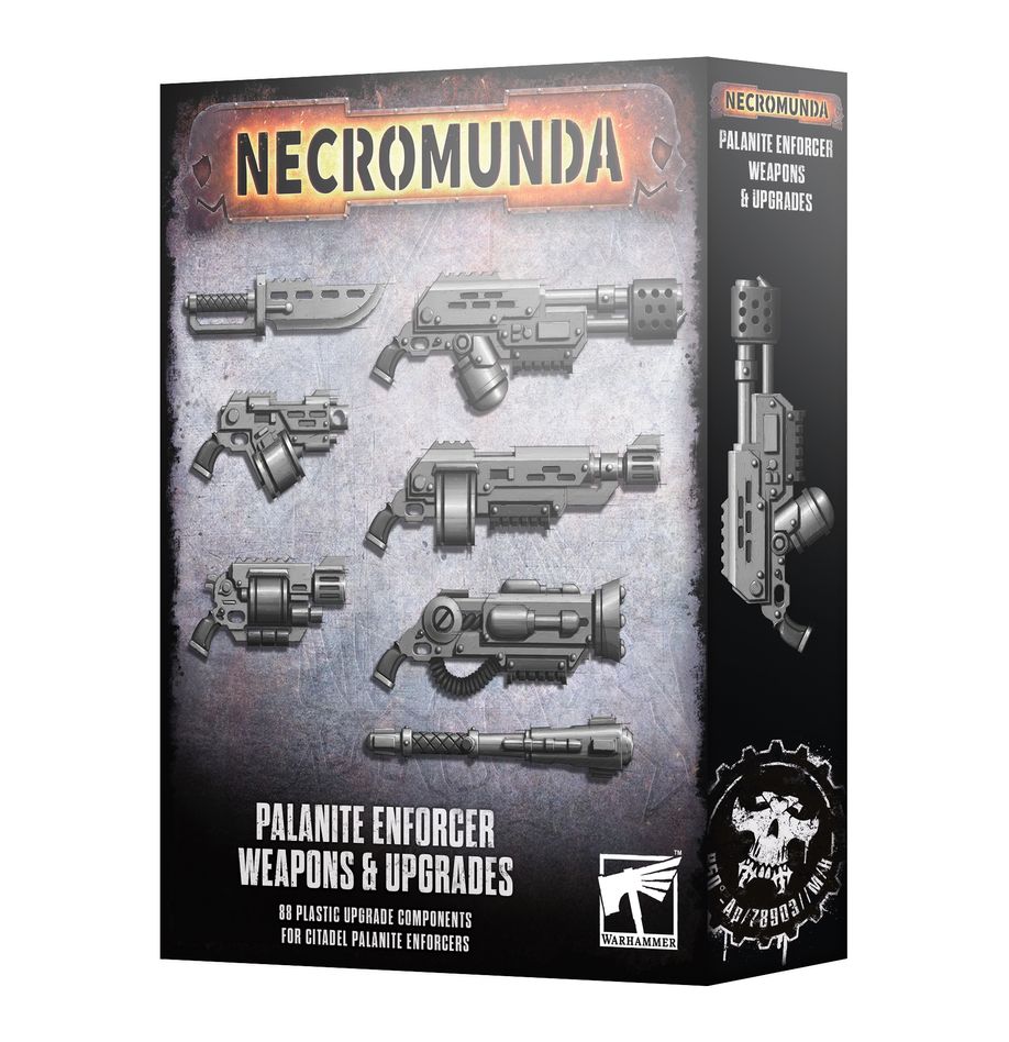 Necromunda: Palanite Enforcer Weapons & Upgrades Miniatures Games Workshop WHNEC: Palanite Enf W&U