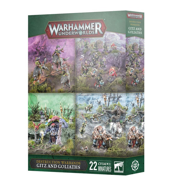 Warhammer Underworlds: Destruction Warbands: Gitz and Goliaths Miniatures Games Workshop
