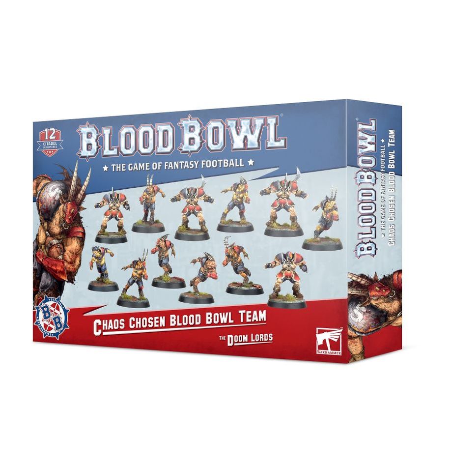 Blood Bowl Chaos Chosen Team: The Doom Lords Miniatures Games Workshop   