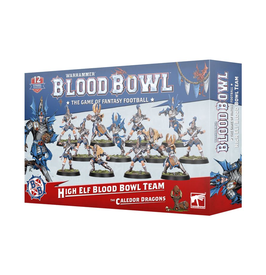 High Elf Blood Bowl Team: The Caledor Dragons Miniatures Games Workshop BB The Caledor Dragons
