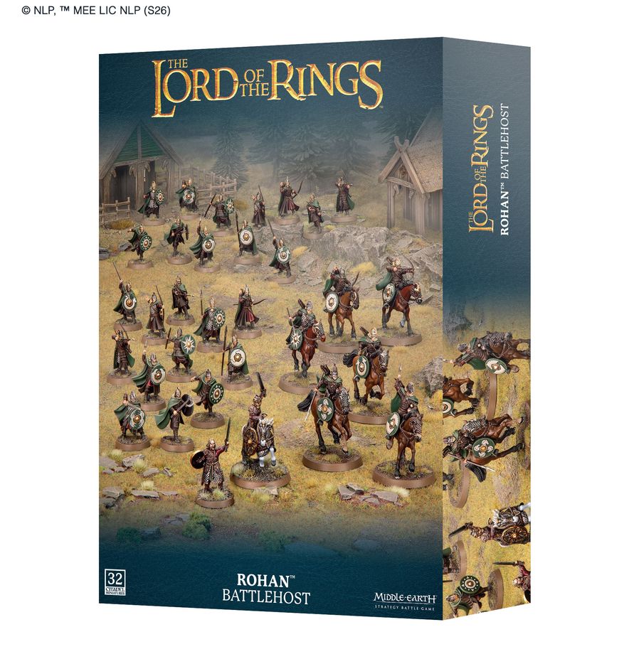 Middle-Earth Strategy Battle Game Rohan™ Battlehost Miniatures Games Workshop MESBG Rohan™ Battlehost