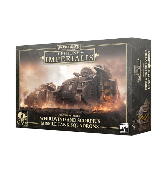 Horus Heresy Legions Imperialis: Whirlwind and Scorpius Missile Tank Squadrons Miniatures Games Workshop
