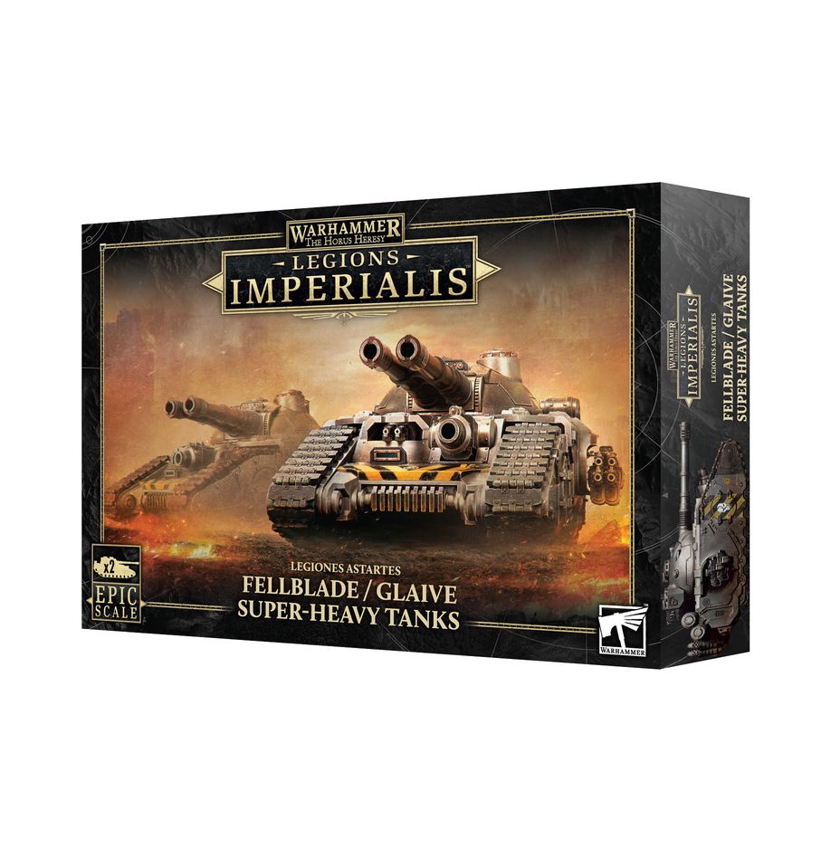 Warhammer: The Horus Heresy Legions Imperialis: Fellblade / Glaive Super-heavy Tanks Miniatures Games Workshop WHTHH: Leg Ast Fell/Glai