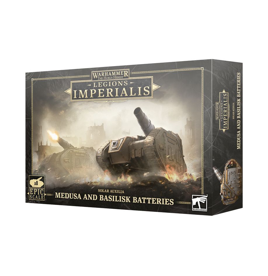 Horus Heresy Legions Imperialis - Solar Auxilia: Medusa and Basilisk Batteries Miniatures Games Workshop   