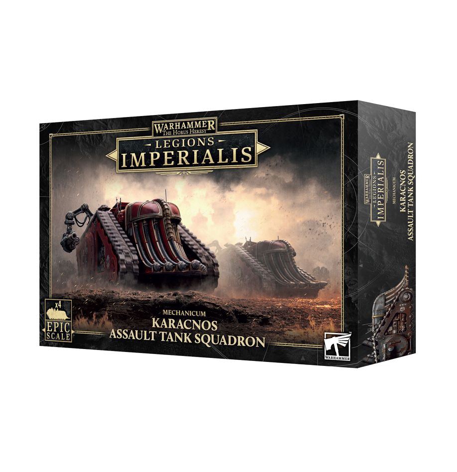 Horus Heresy Legions Imperialis - Mechanicum: Karacnos Assault Tank Squadron Miniatures Games Workshop