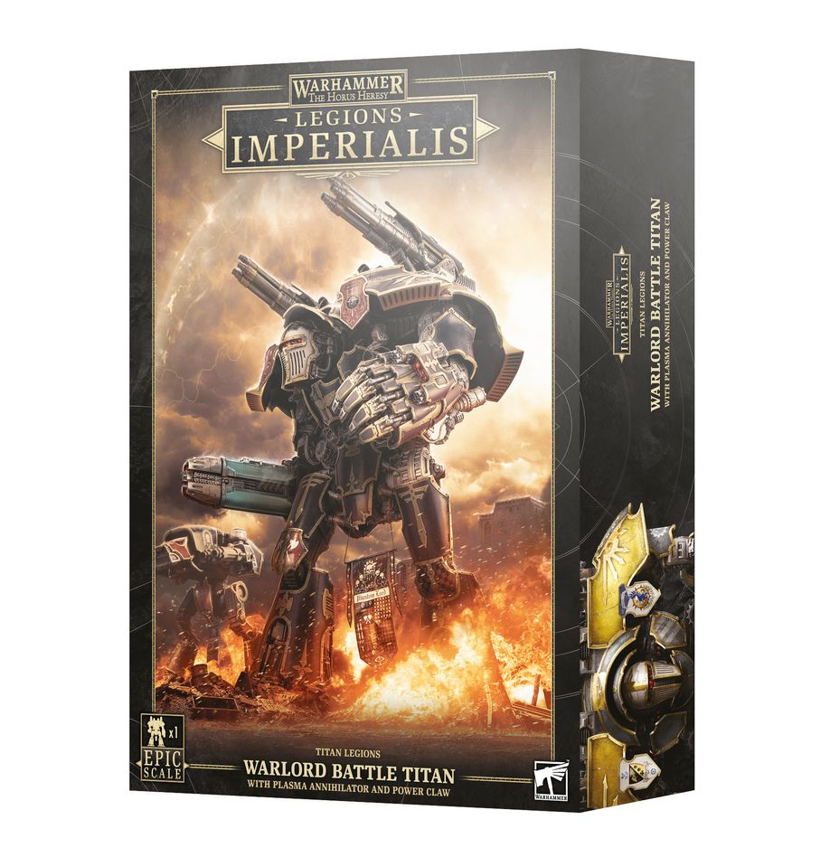 Horus Heresy Legions Imperialis - Titan Legions: Warlord Titan with Power Claw & Plasma Annihilator Miniatures Games Workshop   