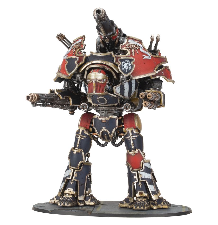 Adeptus Titanicus: Warbringer Nemesis Titan with Quake Cannon, Volcano Cannon and Laser Blaster Miniatures Games Workshop   