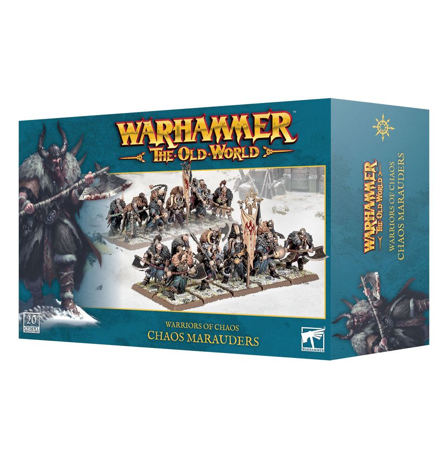 Warhammer The Old World: Chaos Marauders Miniatures Games Workshop WHTOW Chaos Marauders