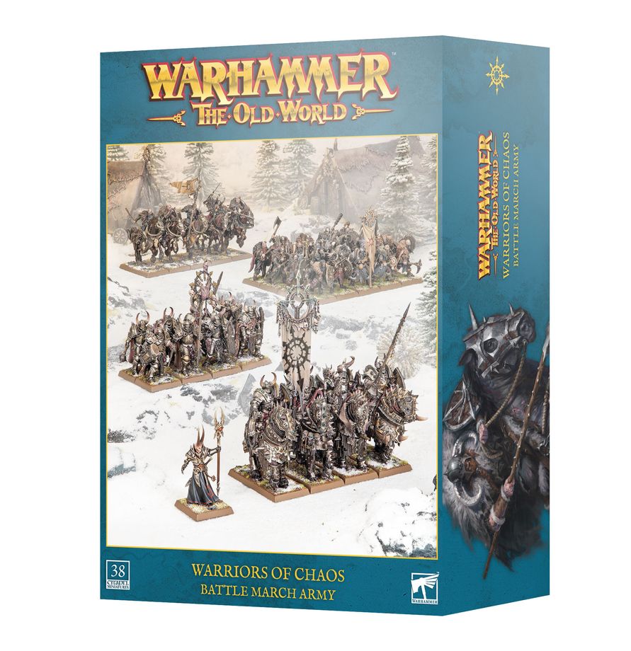 Warhammer The Old World: Warriors of Chaos: Battle March Army Miniatures Games Workshop WHTOW Warriors of Chaos: BMA