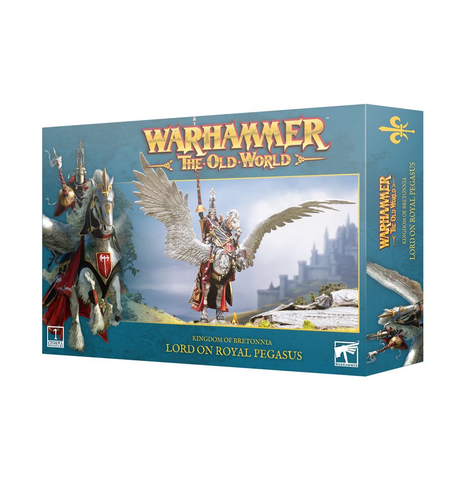 Warhammer The Old World - Kingdom of Bretonnia: Lord on Royal Pegasus Miniatures Games Workshop   
