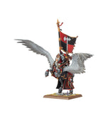 Warhammer The Old World - Kingdom of Bretonnia: Battle Standard Bearer on Royal Pegasus Miniatures Games Workshop   