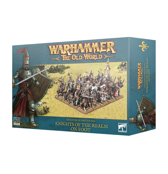 Warhammer The Old World - Kingdom of Bretonnia: Knights of the Realm on Foot Miniatures Games Workshop   
