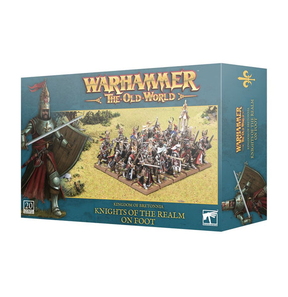 Warhammer The Old World Kingdom of Bretonnia: Knights of the Realm on Foot Miniatures Games Workshop   