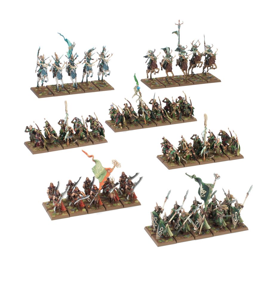 Warhammer The Old World - Wood Elf Realms Battalion Miniatures Games Workshop