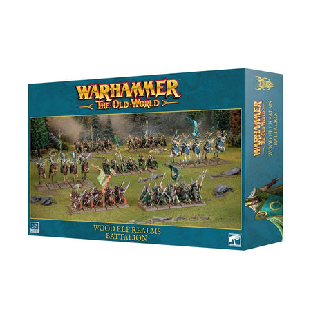 Warhammer The Old World - Wood Elf Realms Battalion Miniatures Games Workshop