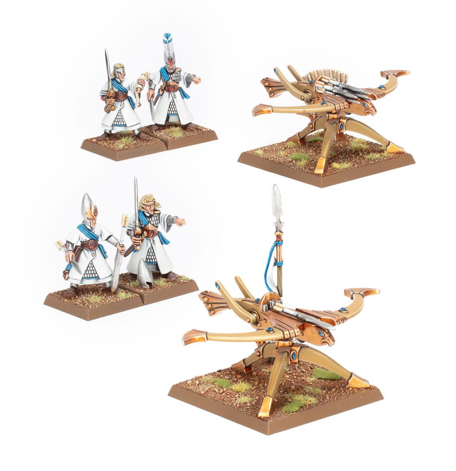 Warhammer The Old World - High Elf Realms: Eagle-Claw Bolt Throwers Miniatures Games Workshop