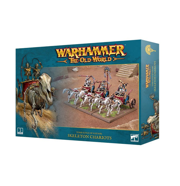 Warhammer The Old World Tomb Kings of Khemri: Skeleton Chariots Miniatures Games Workshop   