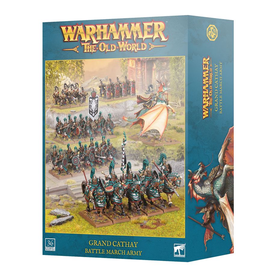 Warhammer The Old World: Armies of Grand Cathay: Battle March Army Miniatures Games Workshop WHTOW Armies of Grand Cathay: BMA