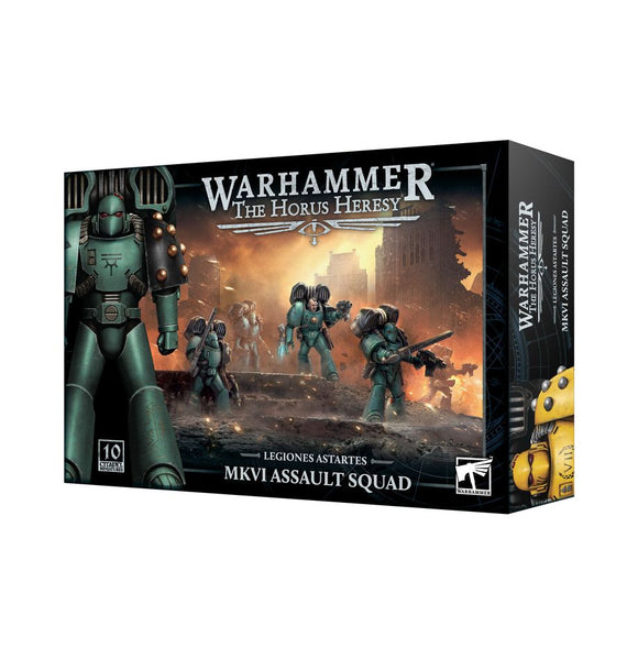 Warhammer 40K Horus Heresy Legiones Astartes MKVI Assault Squad Miniatures Games Workshop   