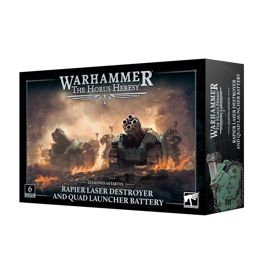 Horus Hersey - Legiones Astartes: Rapier Laser Destroyer and Quad Launcher Battery Miniatures Games Workshop HH LA Rapier LD & QLB