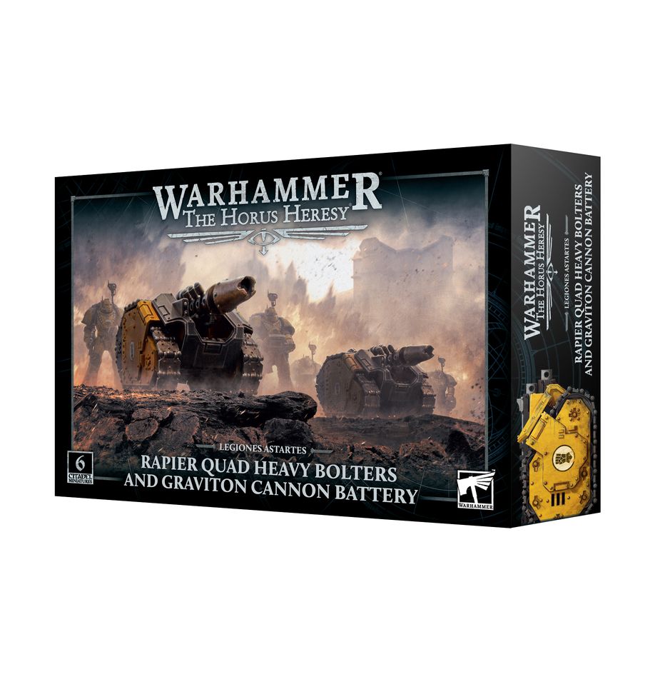Horus Hersey - Legiones Astartes: Rapier Quad Heavy Bolter and Graviton Cannon Battery Miniatures Games Workshop HH LA Rapier Q Heavy Bolter & GCB