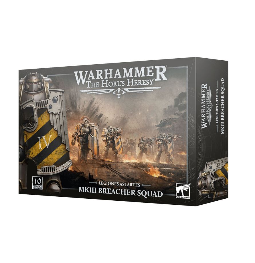 Warhammer The Horus Heresy: MKIII Breacher Squad Miniatures Games Workshop WHHH MKIII Breacher Squad