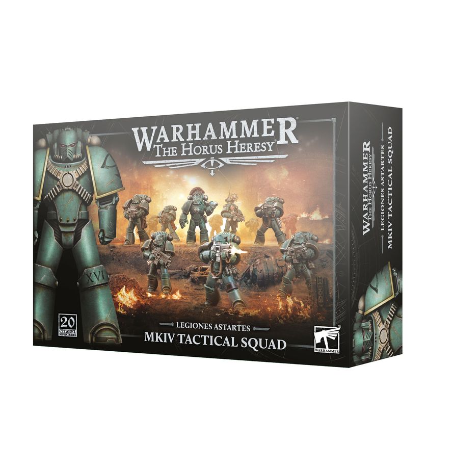 Warhammer The Horus Heresy MkIV Tactical Squad Miniatures Games Workshop WHH MkIV Tactical Squad