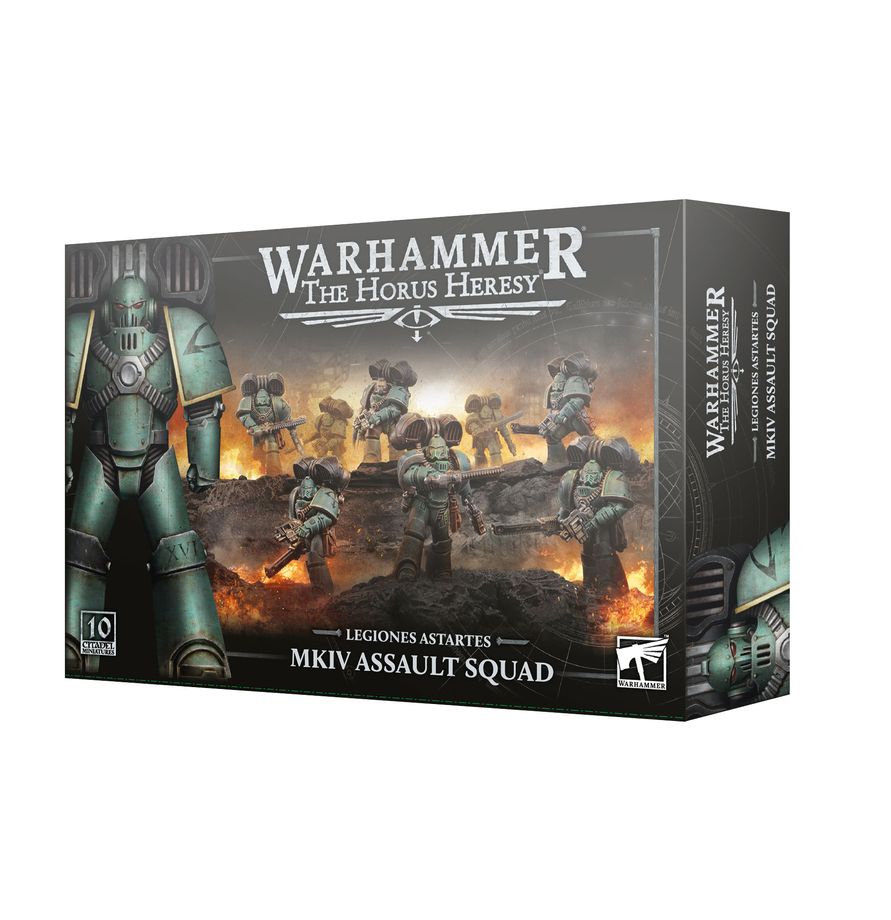 Warhammer The Horus Heresy MkIV Assault Squad Miniatures Games Workshop WHH MkIV Assault Squad
