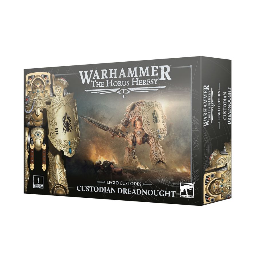 Warhammer The Horus Heresy - Custodian Dreadnought Miniatures Games Workshop WHHH Custodian Dreadnought