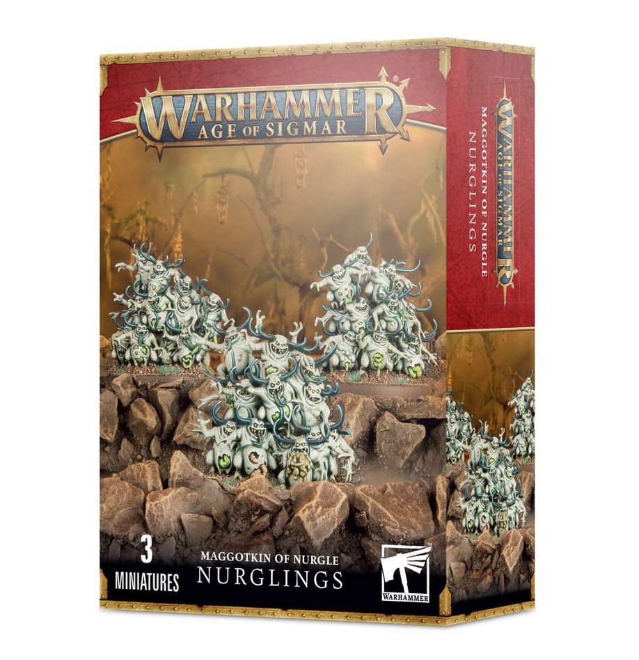 Age of Sigmar Maggotkin of Nurgle: Nurglings Miniatures Games Workshop   
