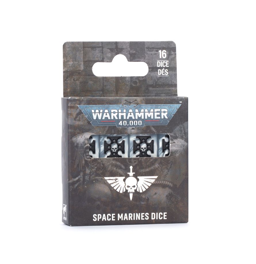 Warhammer 40K Space Marines Dice Miniatures Games Workshop W40K SM Space Marines Dice