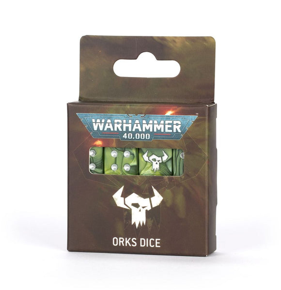 Warhammer 40K 10E Orks: Dice Set Miniatures Games Workshop   