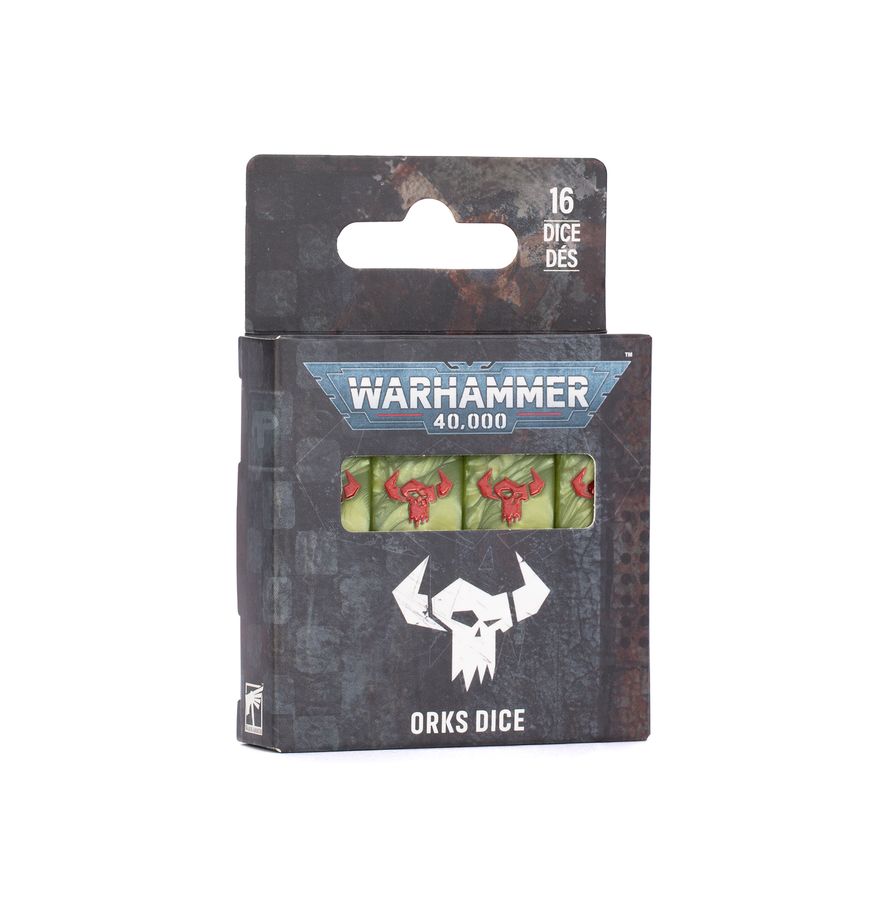 Warhammer 40K Orks Dice Miniatures Games Workshop W40K Orks Dice