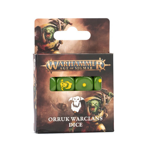 Age of Sigmar Orruk Warclans: Dice Set Dice Games Workshop